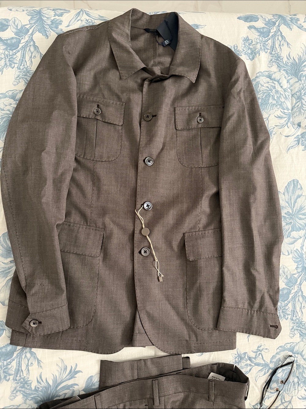 Tagliatore Brown Lightweight Suit Set